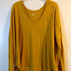 Old Navy 2X Dark Yellow Top
